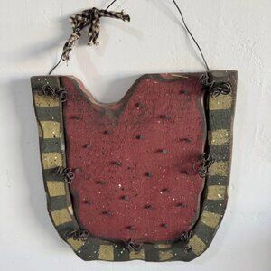 ADORABLE Chunky Wood Watermelon Door Decoration